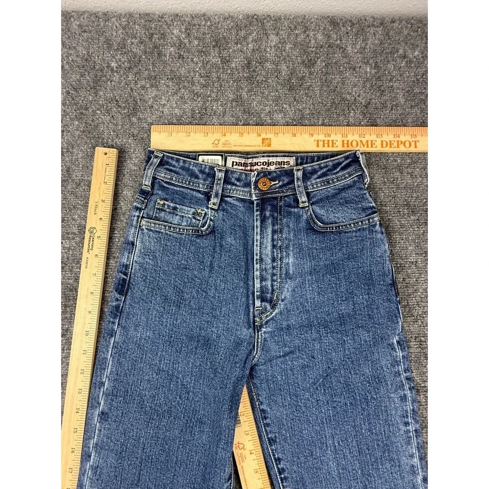 Parasuco Extreme Fit Scarlett Super Slim Skinny Jeans Blue Medium Wash 26x32 NWT